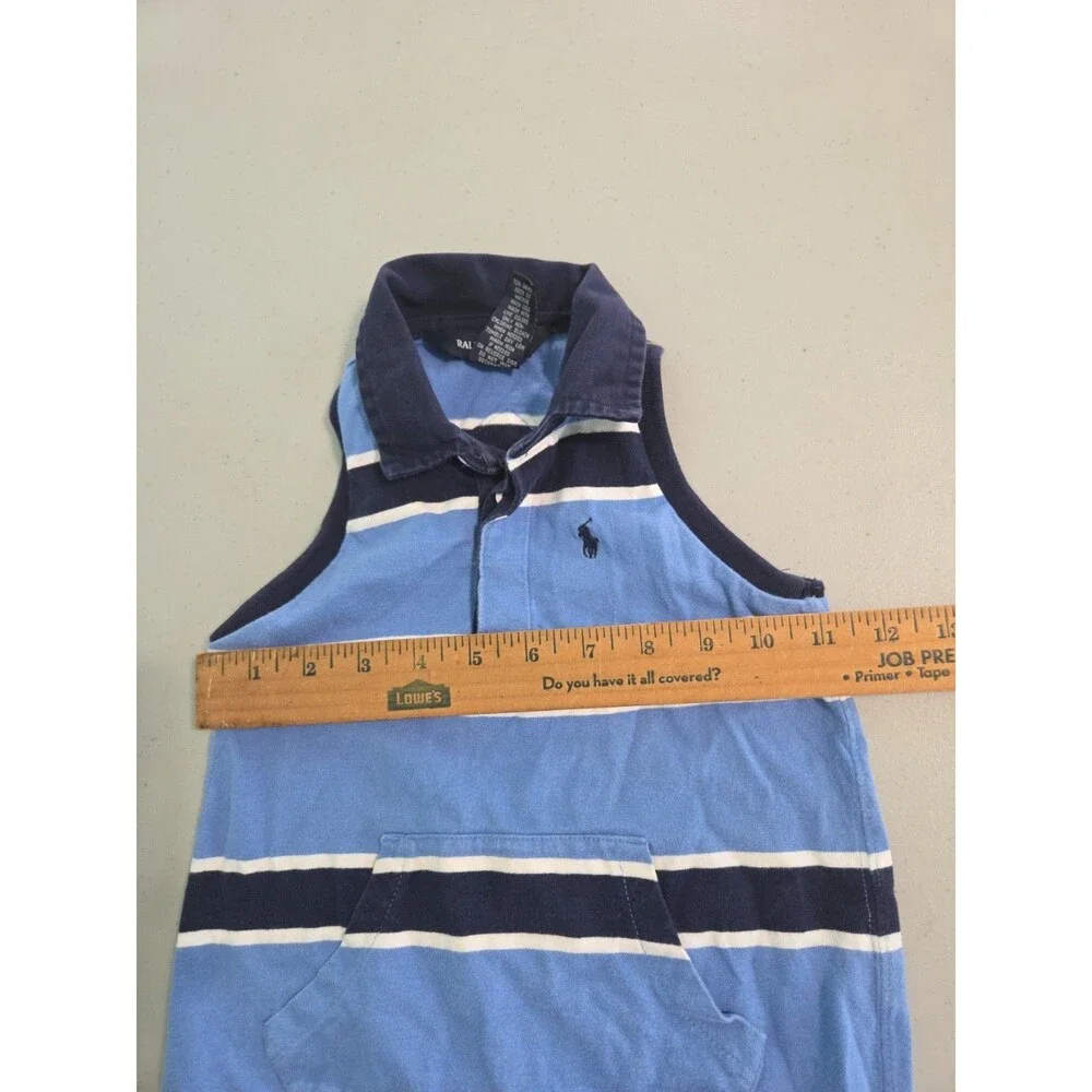 Ralph Lauren Polo 4t girls blue striped dress
